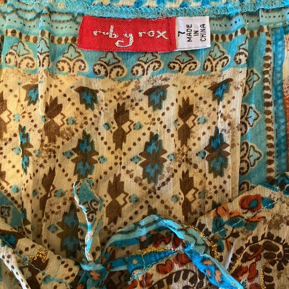 Ruby Rox Sheer Dress Size 7 (Ladies large) - Picture 5 of 6